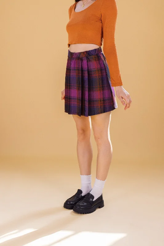 Skirt Jojo Purple plaid