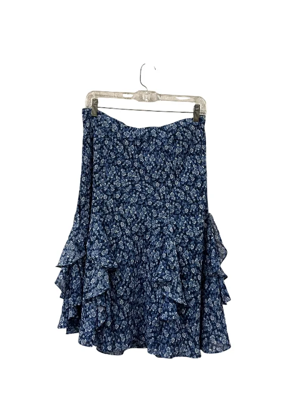 Skirt Midi By American Living In Blue, Size: M