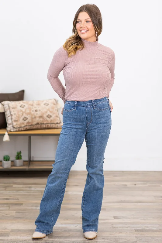 Judy Blue High Rise Pull On Bootcut Jeans