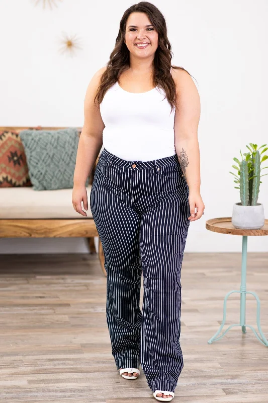 Judy Blue Tummy Control Stripe Jeans