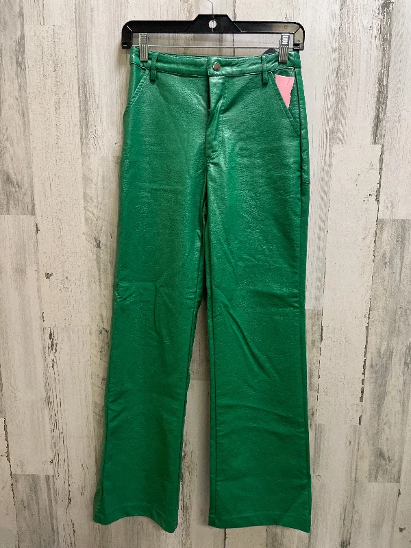 Green Pants Wide Leg Clothes Mentor, Size 2