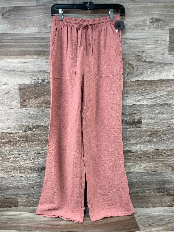 Red Pants Wide Leg Clothes Mentor, Size 4