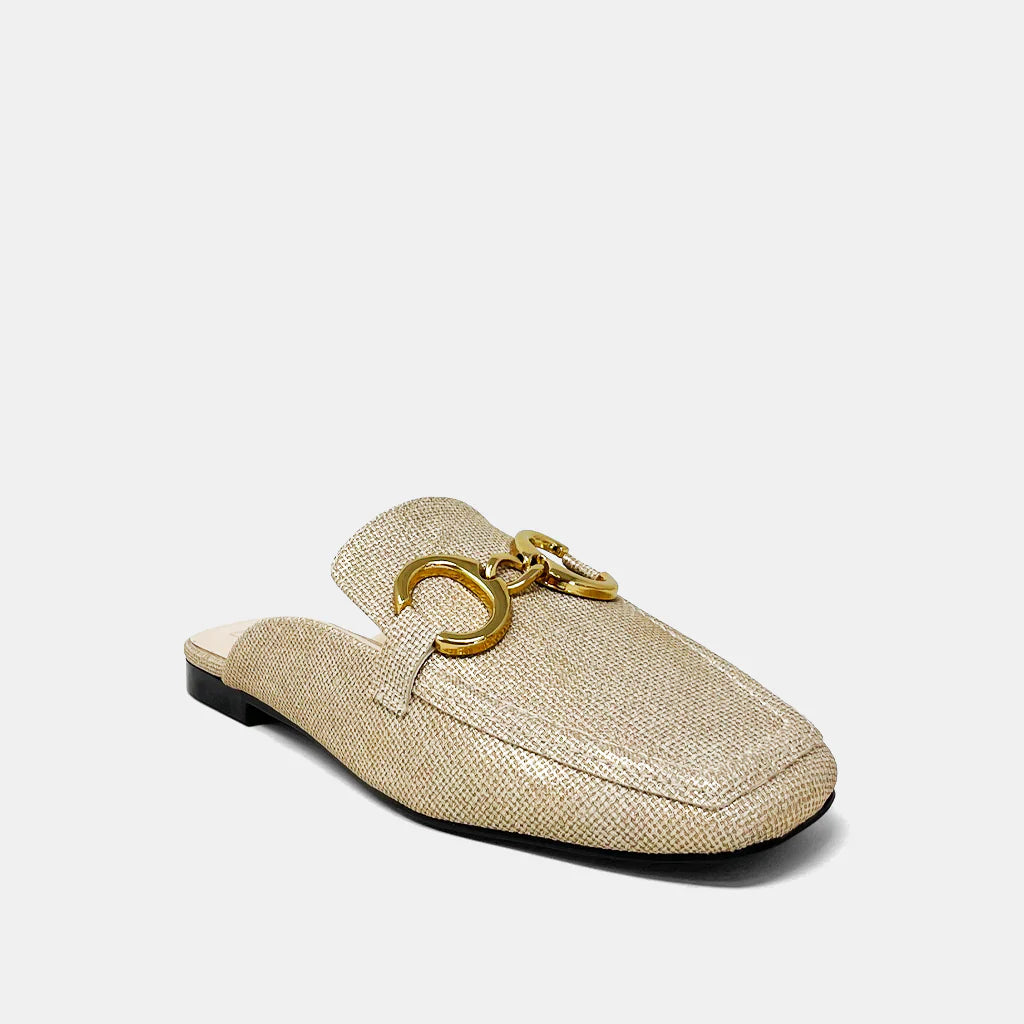 Shu Shop Andromeda Gold Loafers