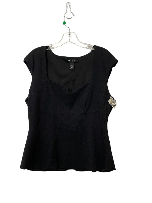 Top Sleeveless Basic By White House Black Market In Black, Size: 14