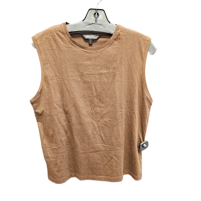 Top Sleeveless By Banana Republic In Brown, Size: S