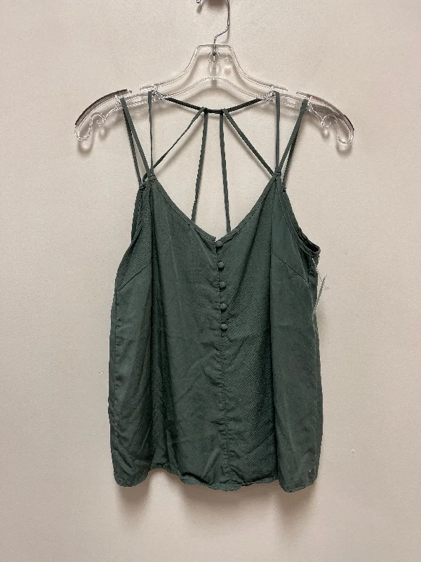 Top Sleeveless By Clothes Mentor In Green, Size: S