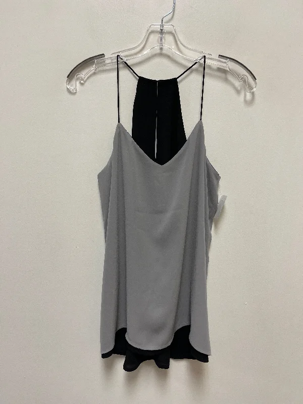 Top Sleeveless By Clothes Mentor In Grey, Size: S