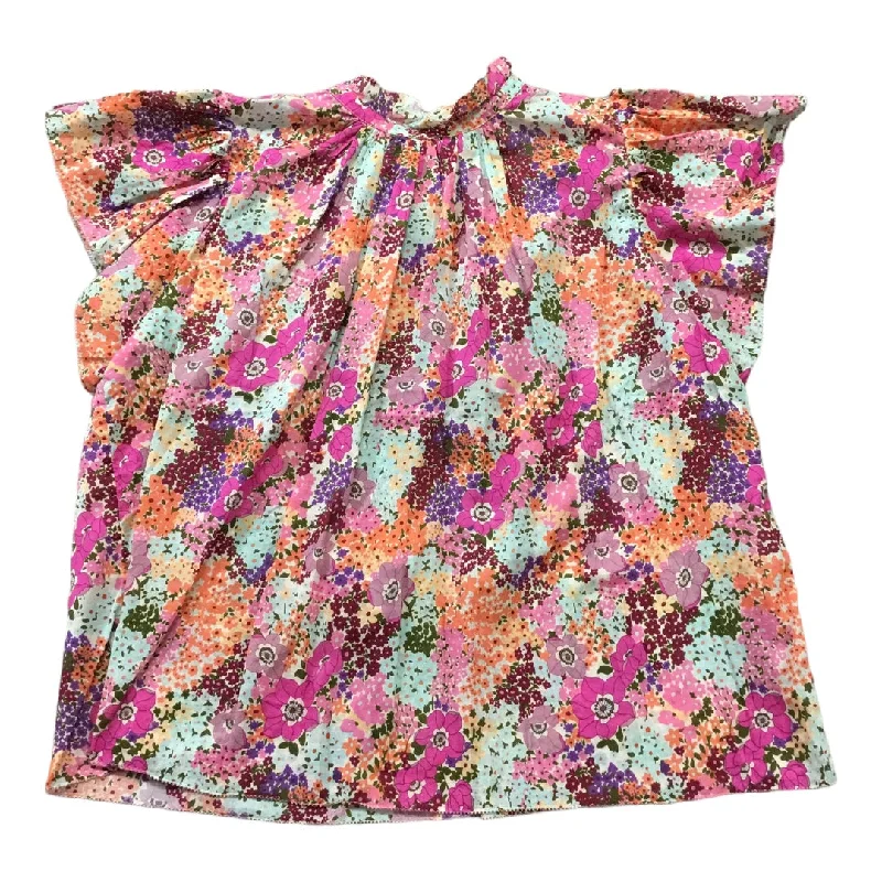 Top Sleeveless By Cma In Floral Print, Size: Xs