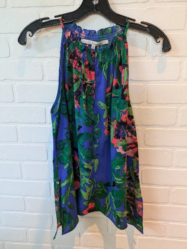 Top Sleeveless By Rachel Roy In Blue & Green, Size: Xs