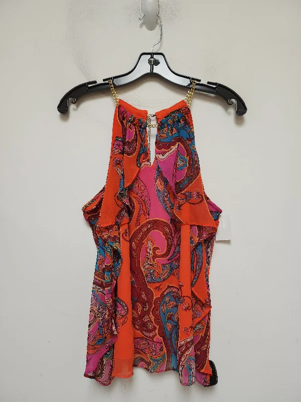 Top Sleeveless By Thalia Sodi In Paisley Print, Size: L