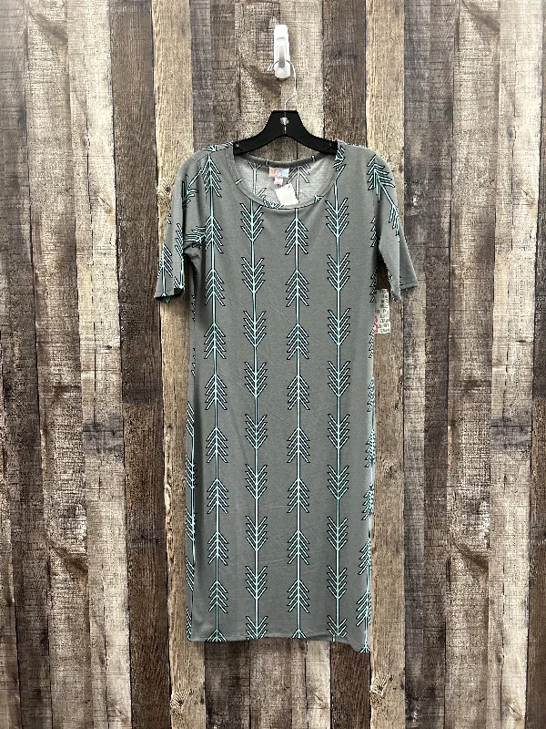 Grey Dress Casual Short Lularoe, Size S