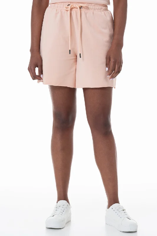 Fleece Shorts _ 153701 _ Peach