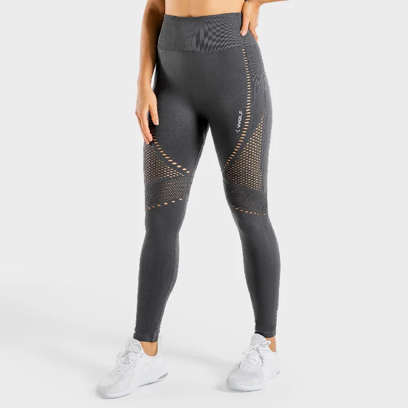 Meta Seamless Leggings - Charcoal