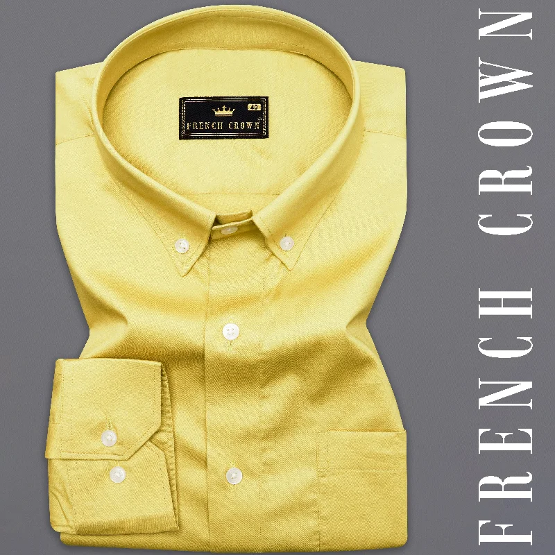 Chenin yellow Super Soft Premium Cotton Shirt