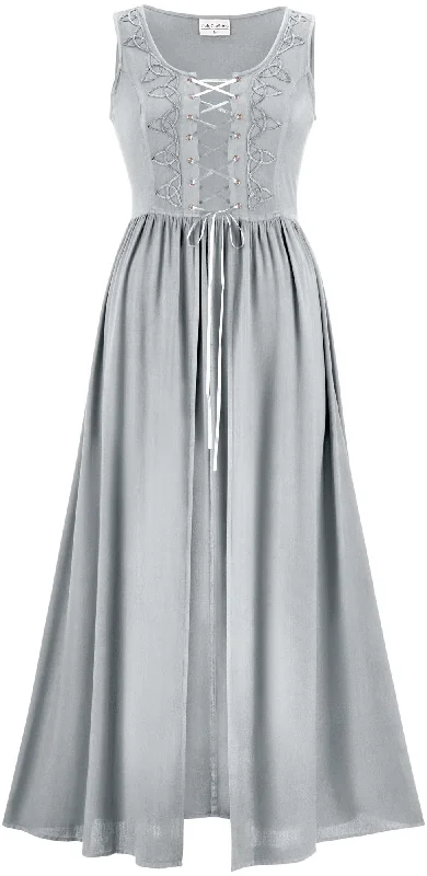 Brigid Maxi Overdress Limited Edition Silver Pewter