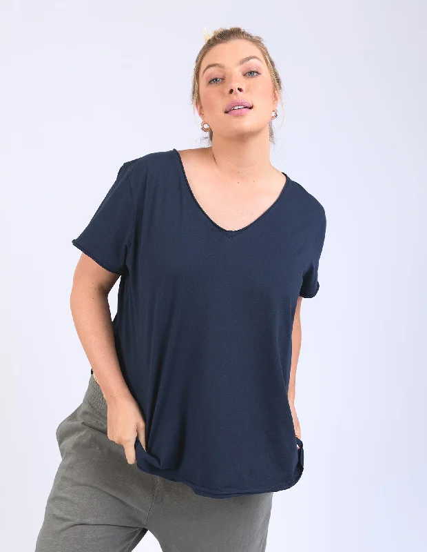 Elm Pima Vee Tee Navy