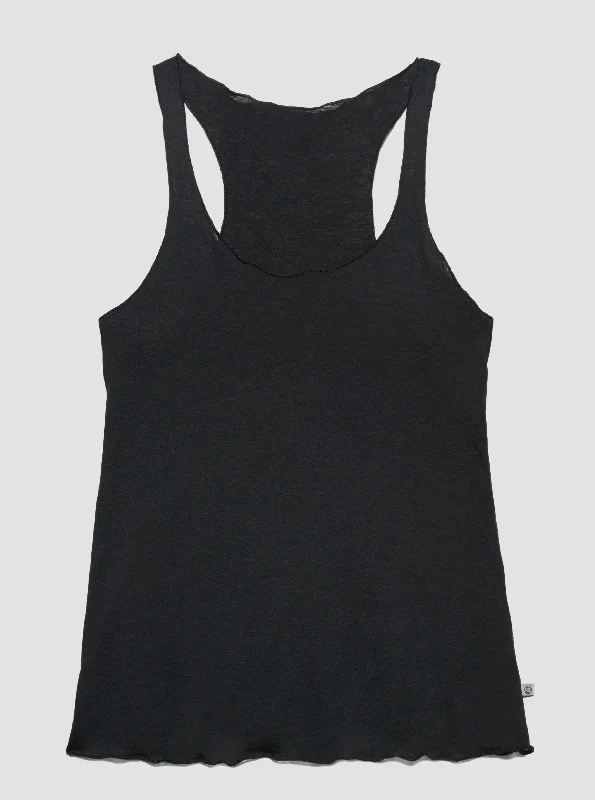 100% Organic Cotton Roller Tank - Midnight